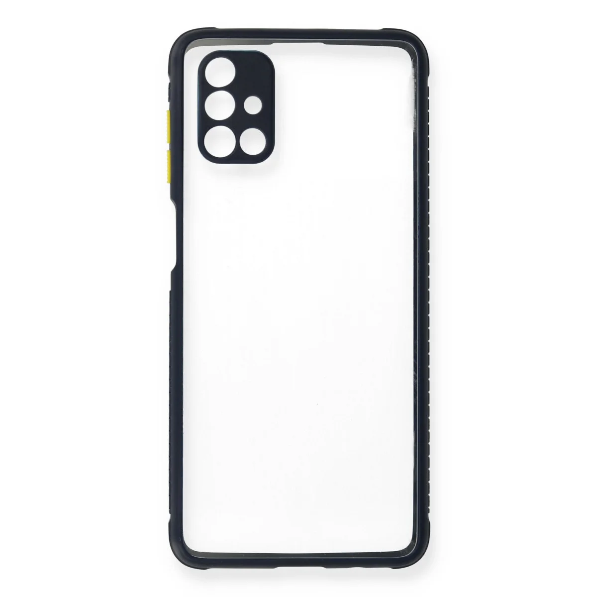 Galaxy M51 Kılıf Miami Şeffaf Silikon - Lacivert