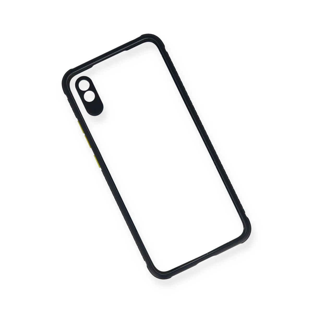 Redmi 9A Kılıf Miami Şeffaf Silikon - Lacivert