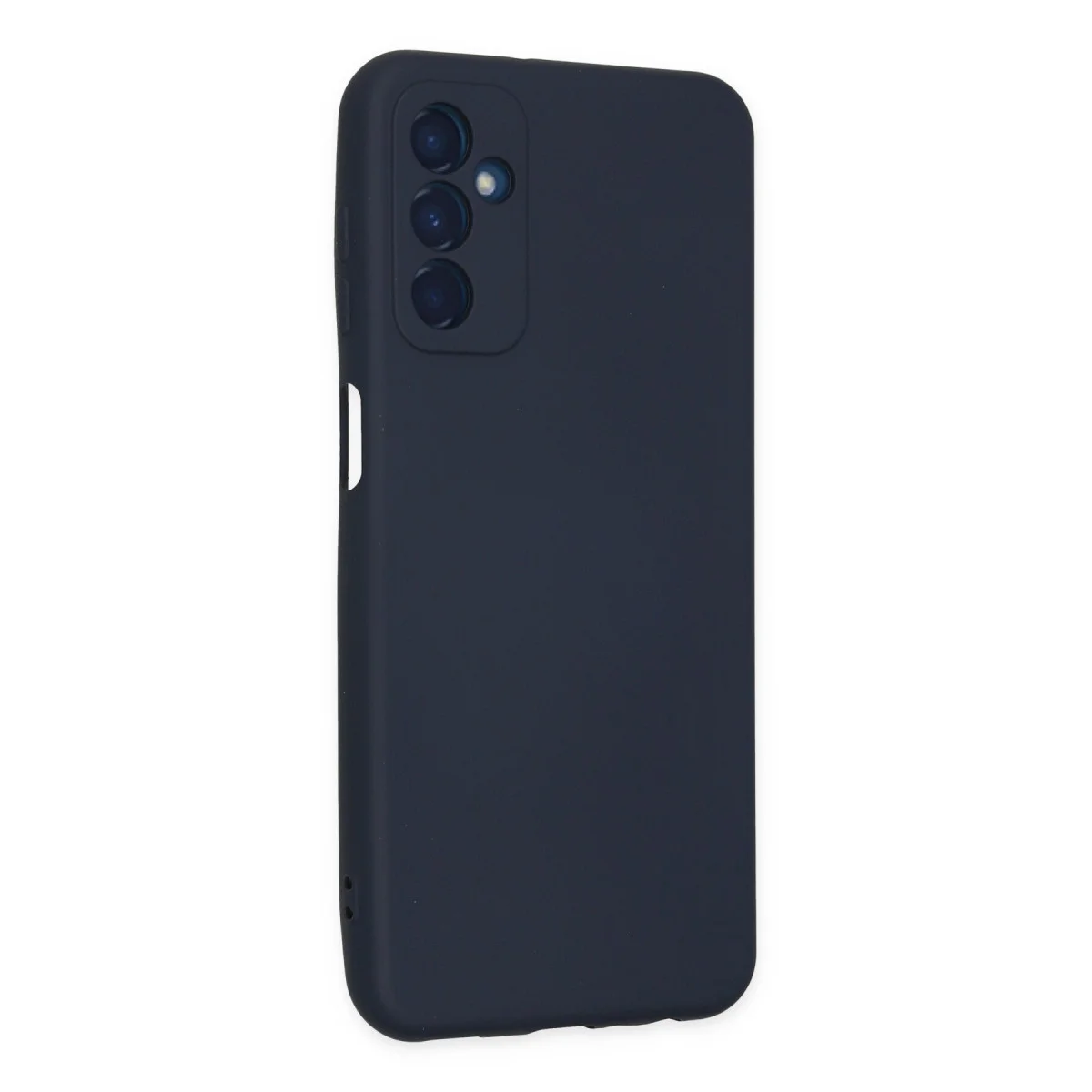 Galaxy M23 Kılıf Nano içi Kadife Silikon - Lacivert