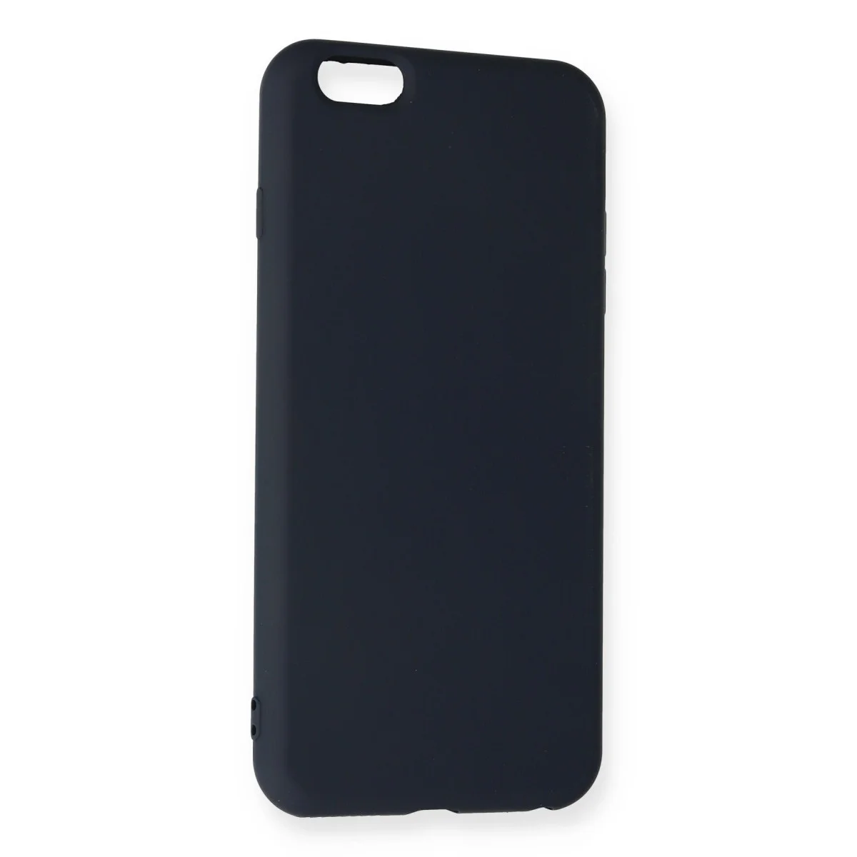 iPhone 6 Plus Kılıf Nano içi Kadife Silikon - Lacivert