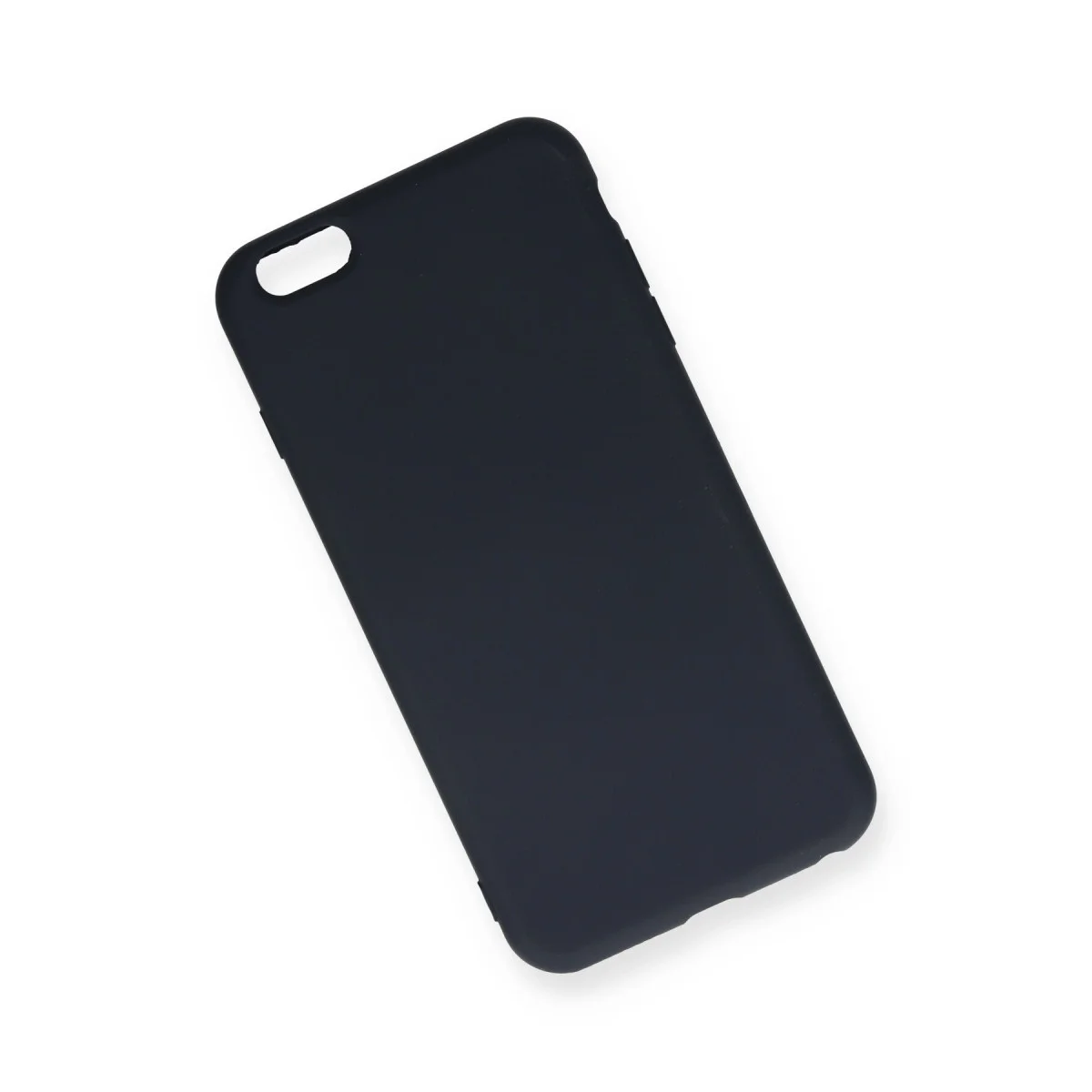 iPhone 6 Plus Kılıf Nano içi Kadife Silikon - Lacivert