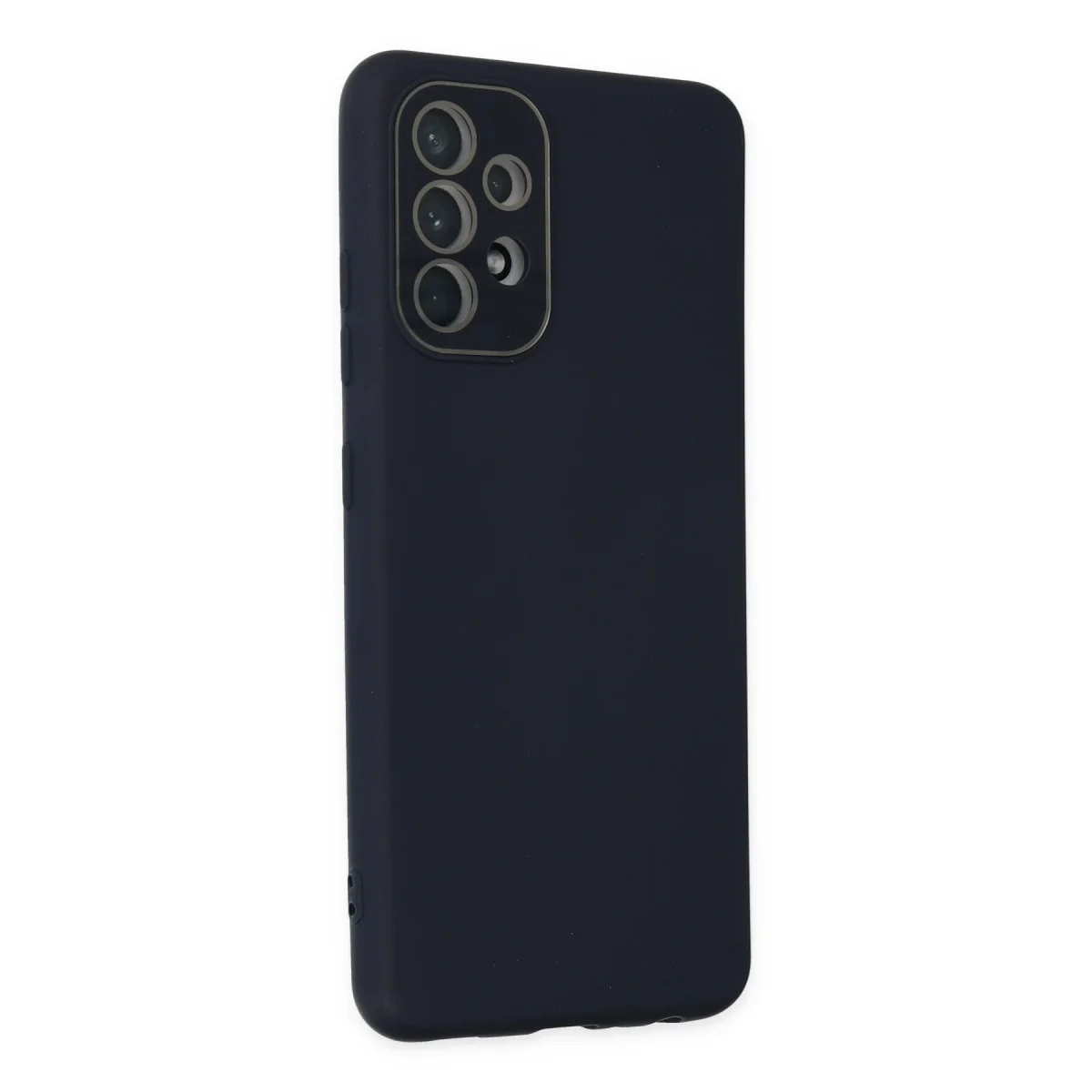 Galaxy A33 5G Kılıf Lansman Glass Kapak - Lacivert