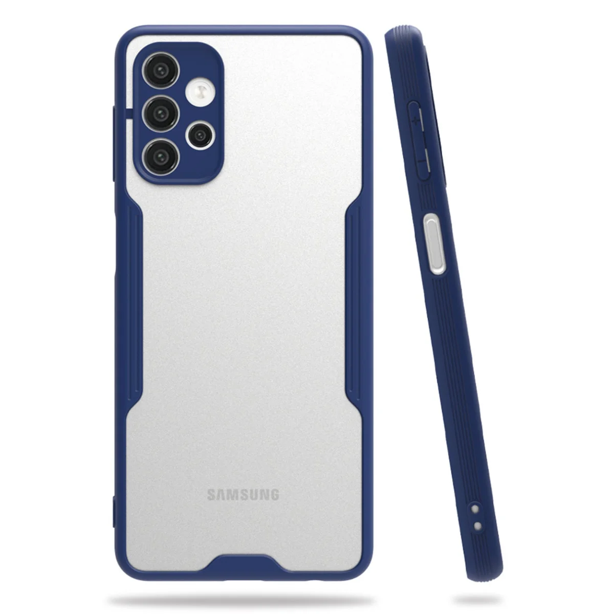 Galaxy A72 Kılıf Platin Silikon - Lacivert