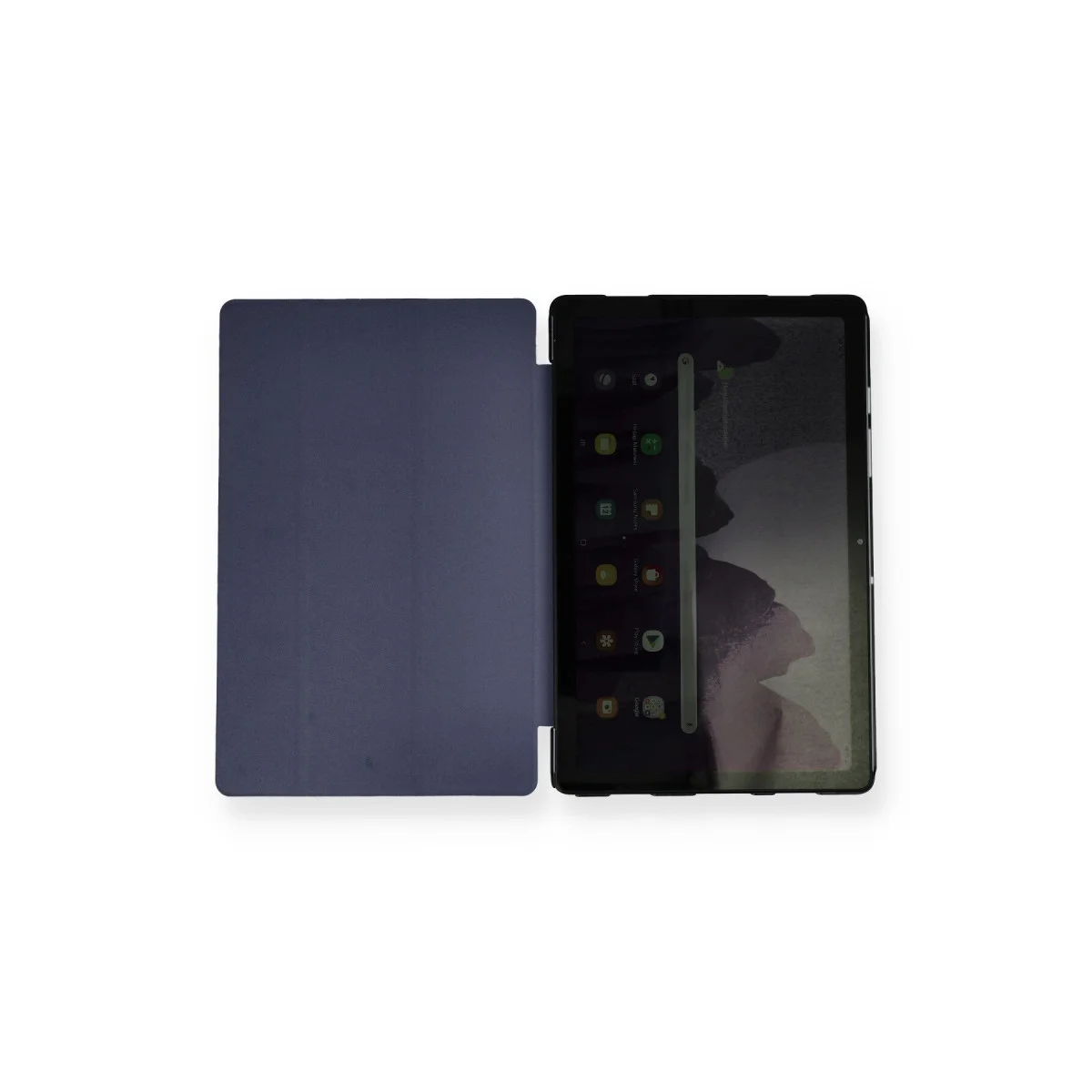 Galaxy T970 Tab S7 Plus 12.4 Kılıf Tablet Smart Kılıf - Lacivert