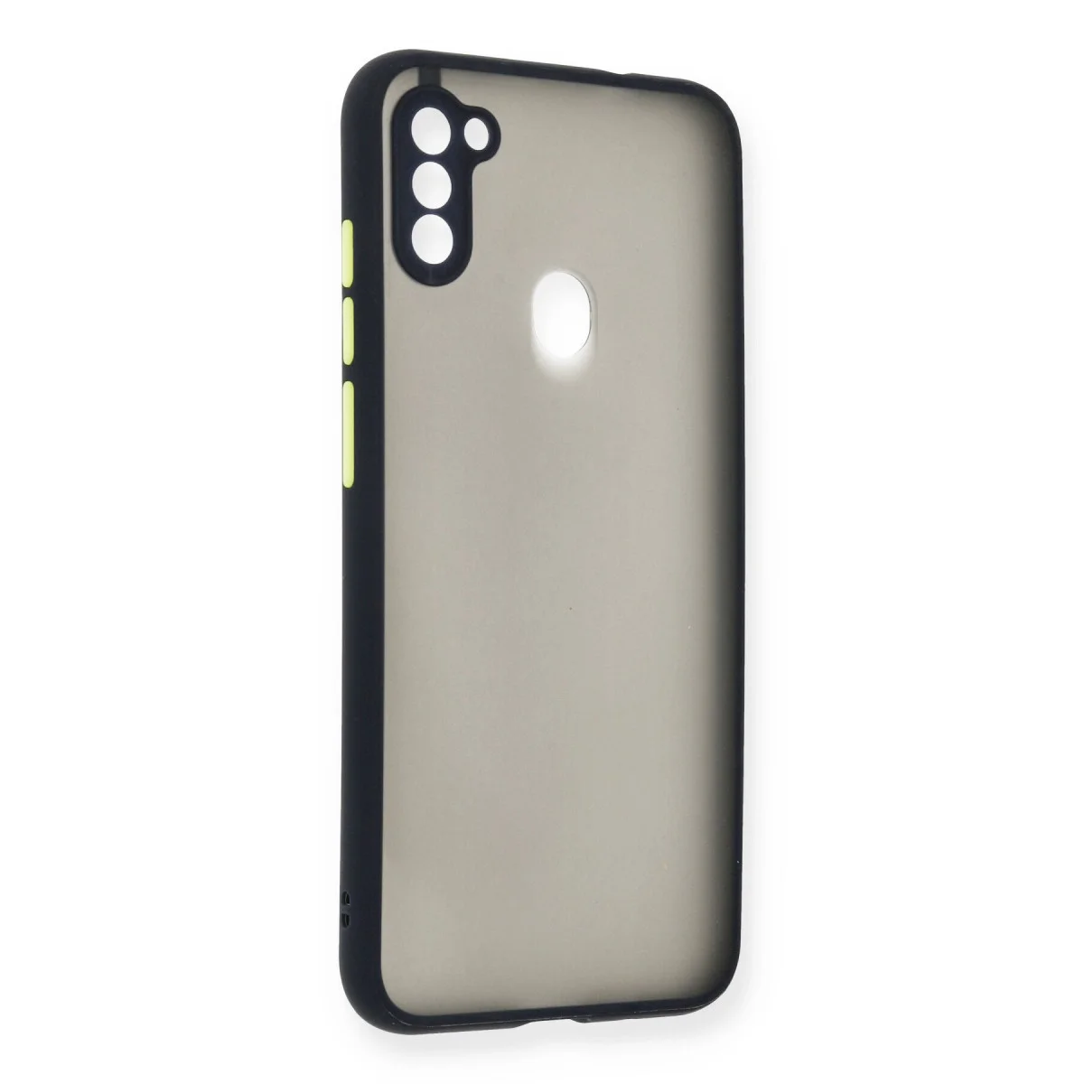 Galaxy A11 Kılıf Montreal Silikon Kapak - Lacivert