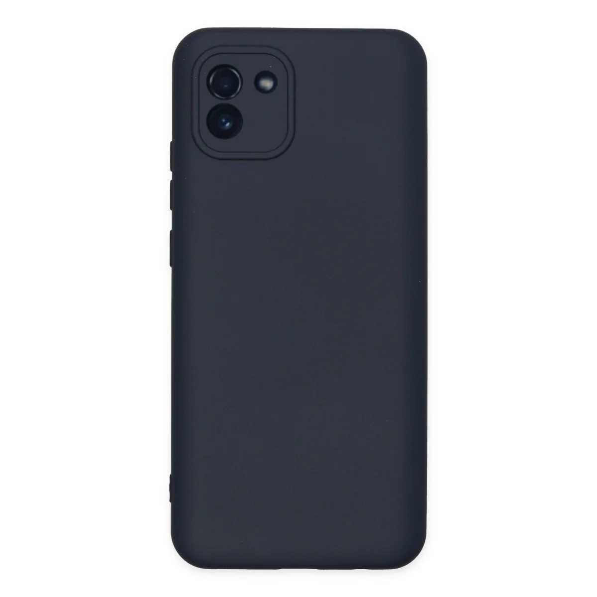 Galaxy A03 Kılıf Nano içi Kadife Silikon - Lacivert