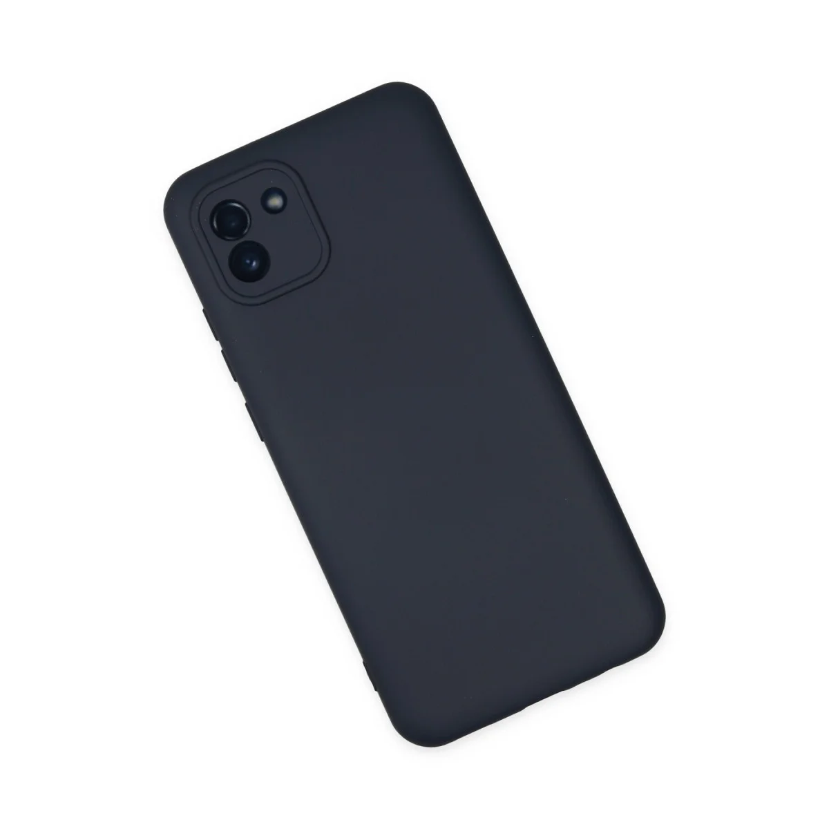 Galaxy A03 Kılıf Nano içi Kadife Silikon - Lacivert