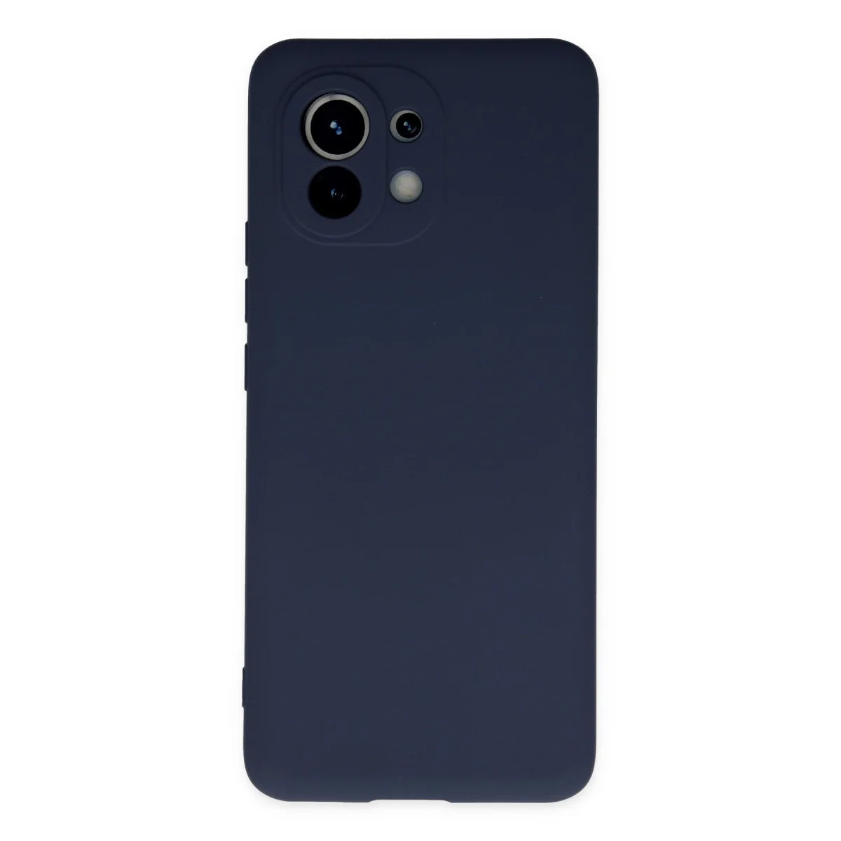 Mi 11 Kılıf Nano içi Kadife Silikon - Lacivert