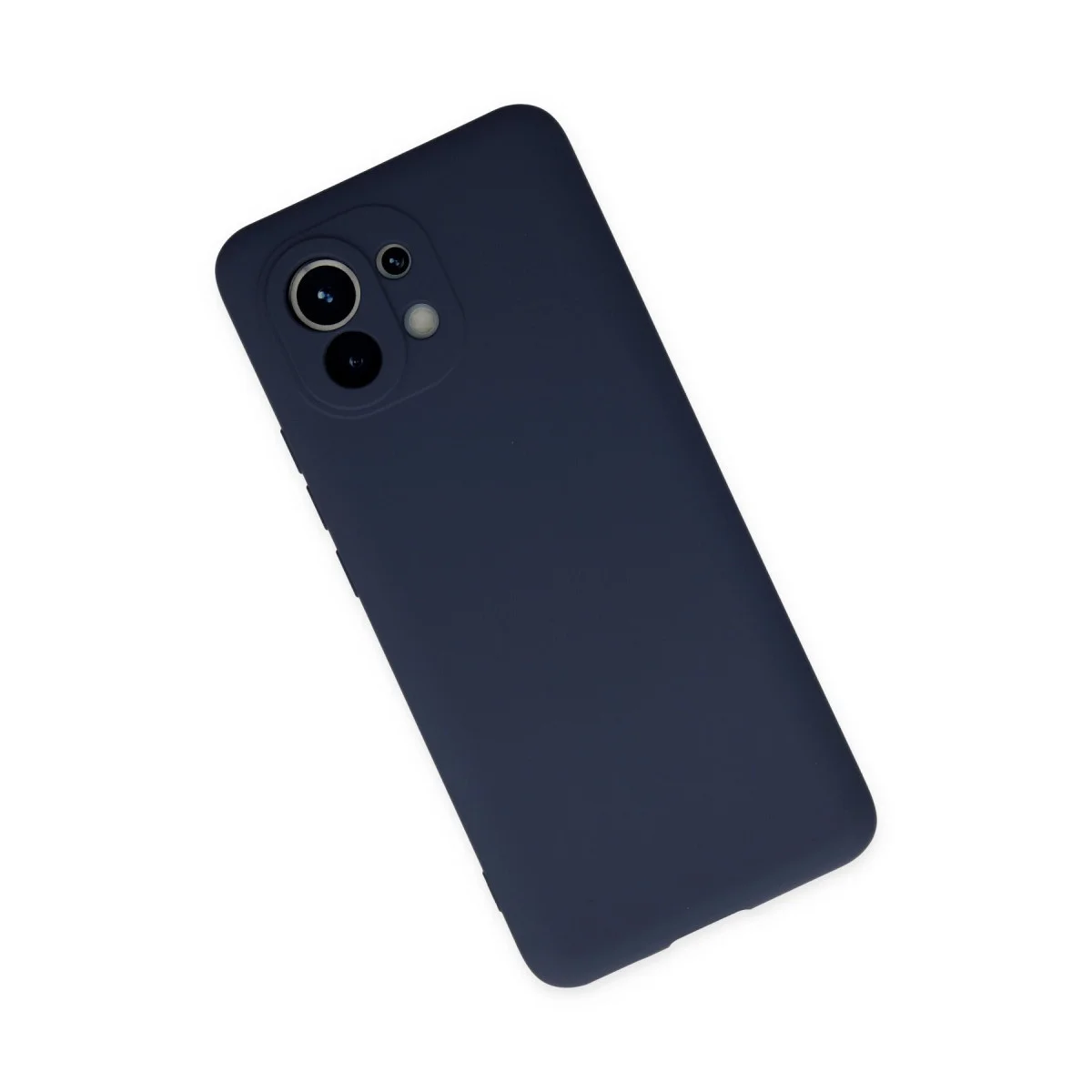 Mi 11 Kılıf Nano içi Kadife Silikon - Lacivert