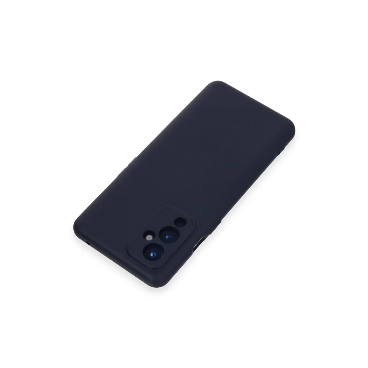 One Plus 9 Kılıf Nano içi Kadife Silikon - Lacivert