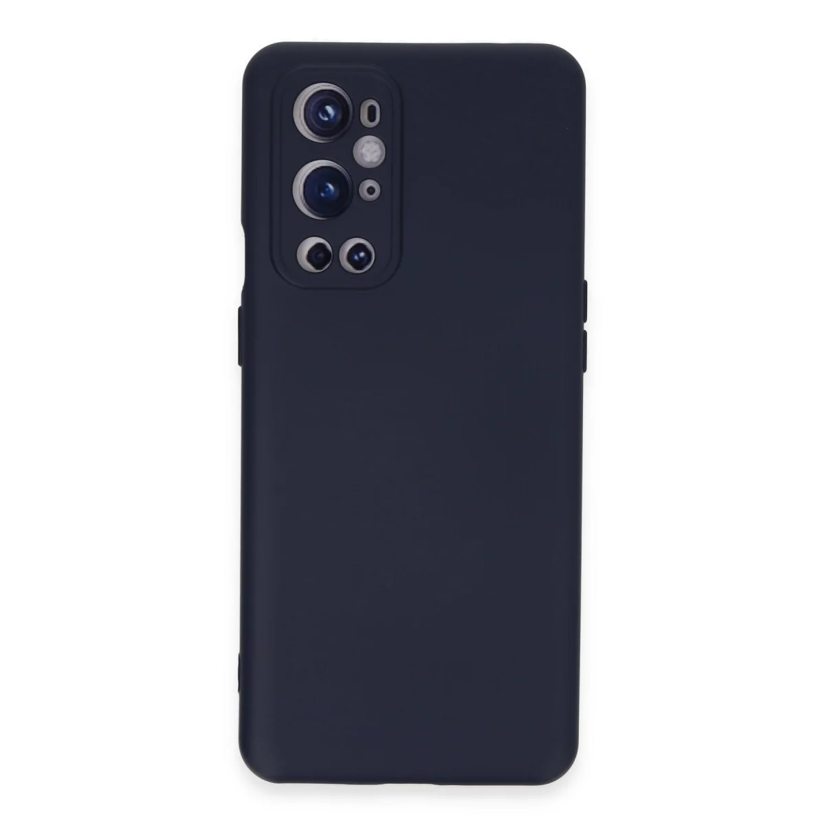 One Plus 9 Pro Kılıf Nano içi Kadife Silikon - Lacivert