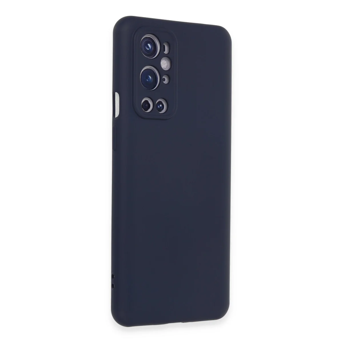One Plus 9 Pro Kılıf Nano içi Kadife Silikon - Lacivert