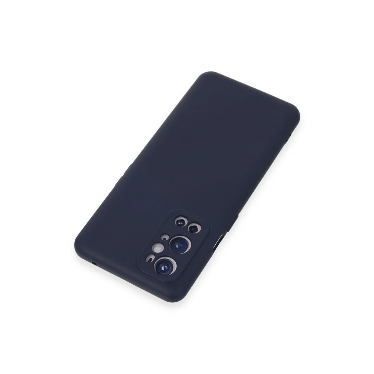 One Plus 9 Pro Kılıf Nano içi Kadife Silikon - Lacivert