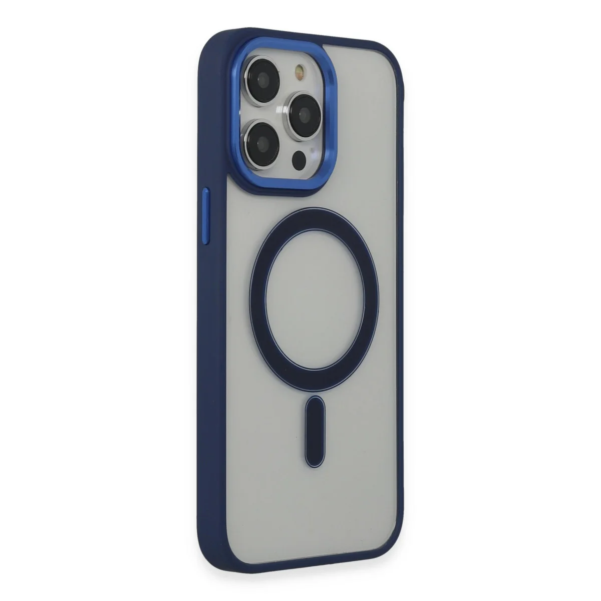 iPhone 14 Pro Kılıf Room Magneticsafe Silikon - Lacivert