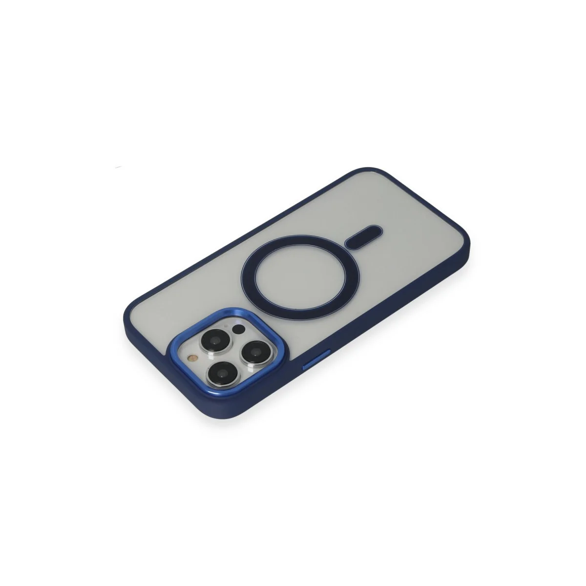 iPhone 14 Pro Kılıf Room Magneticsafe Silikon - Lacivert