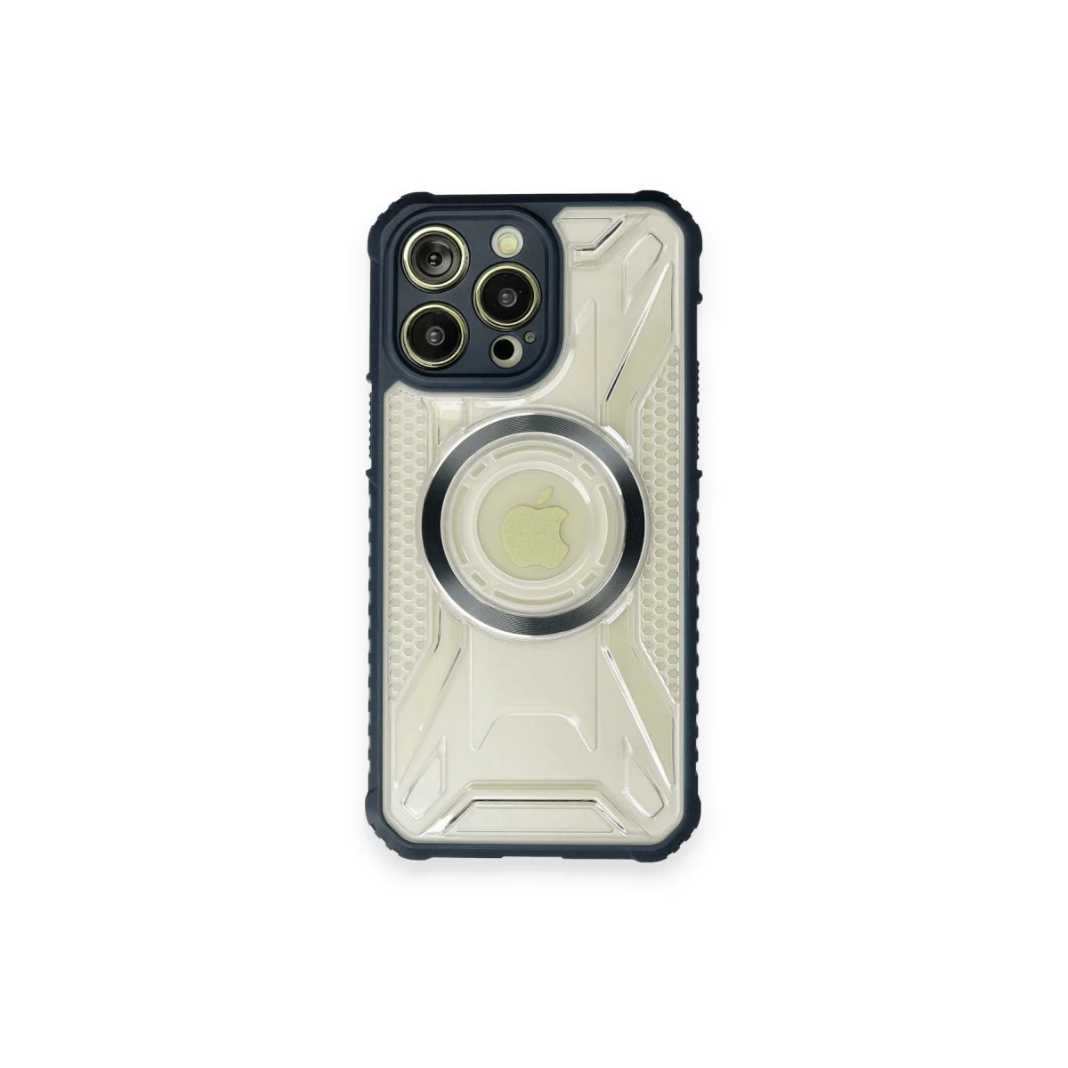 iPhone 12 Pro Kılıf Prag Magneticsafe Kapak - Lacivert
