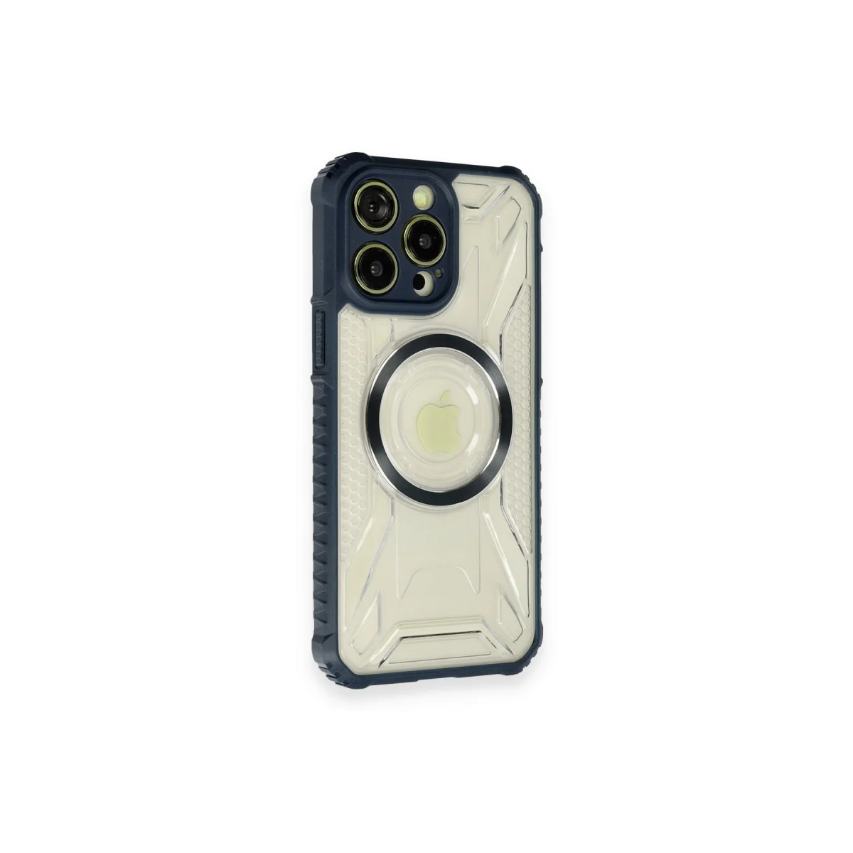 iPhone 12 Pro Kılıf Prag Magneticsafe Kapak - Lacivert