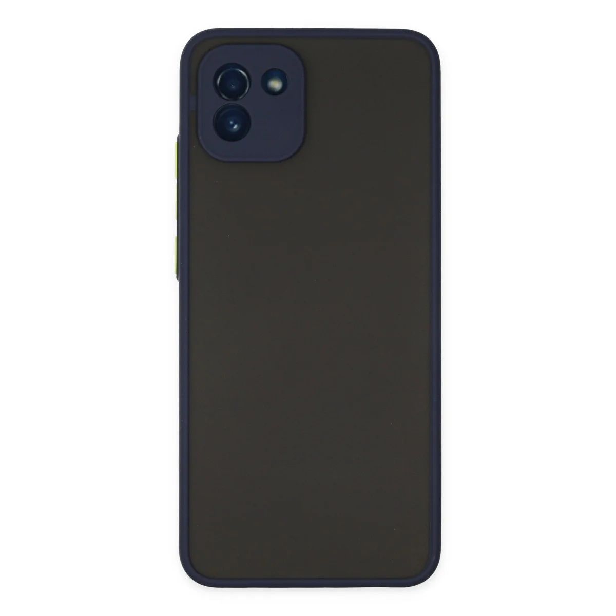 Galaxy A03 Kılıf Montreal Silikon Kapak - Lacivert