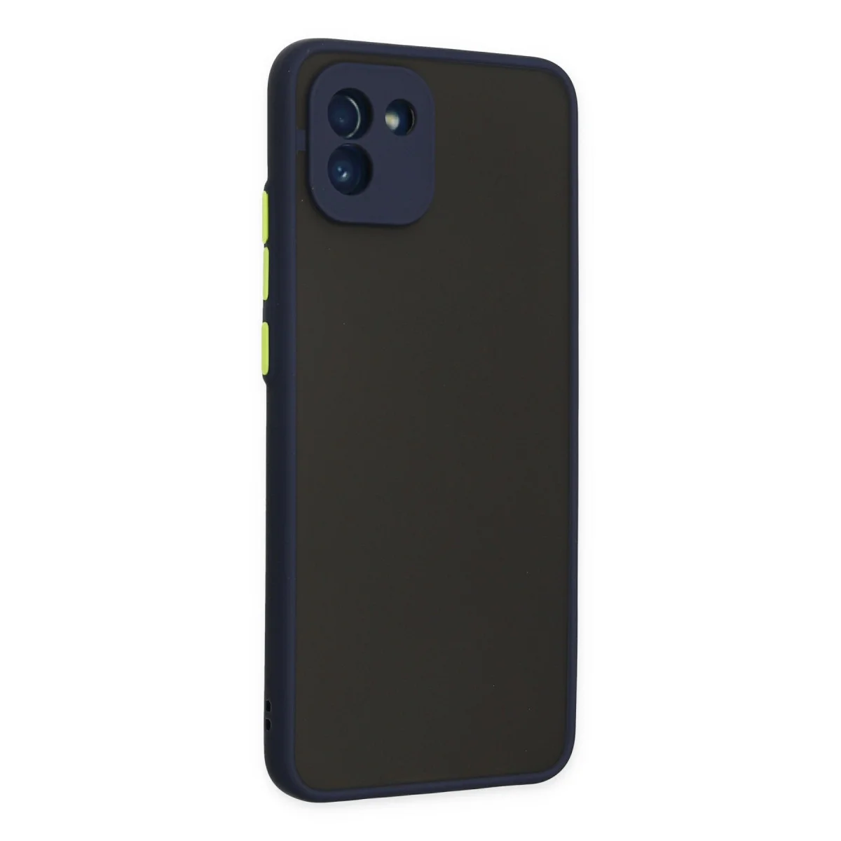 Galaxy A03 Kılıf Montreal Silikon Kapak - Lacivert