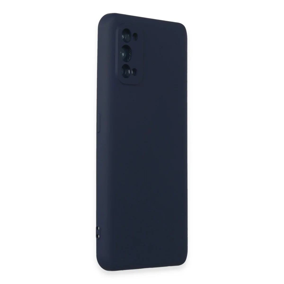 Realme 7 Pro Kılıf Nano içi Kadife Silikon - Lacivert