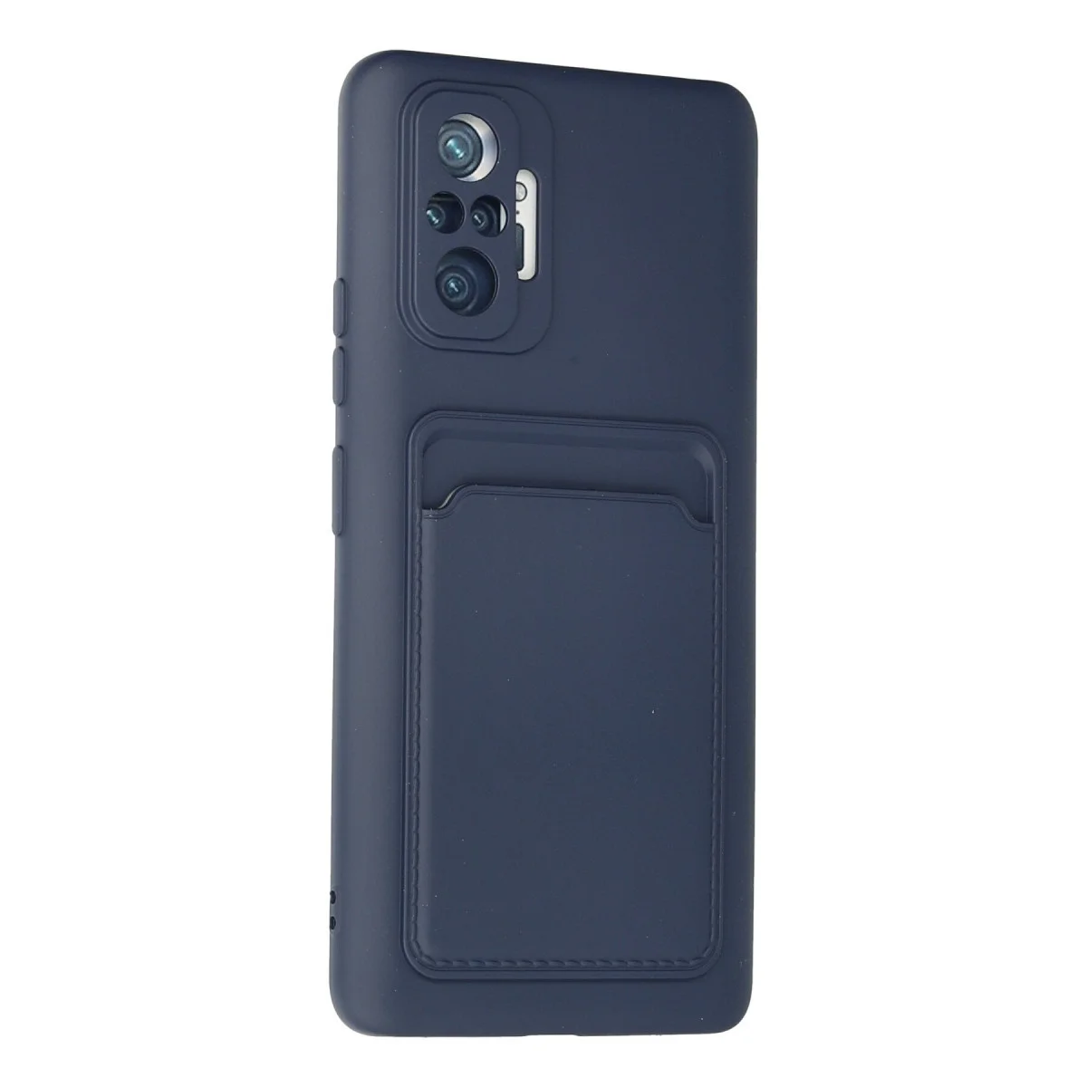 Redmi Note 10 Pro Kılıf Kelvin Kartvizitli Silikon - Lacivert