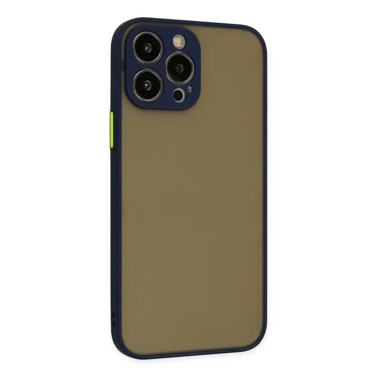 iPhone 14 Pro Max Kılıf Montreal Silikon Kapak - Lacivert