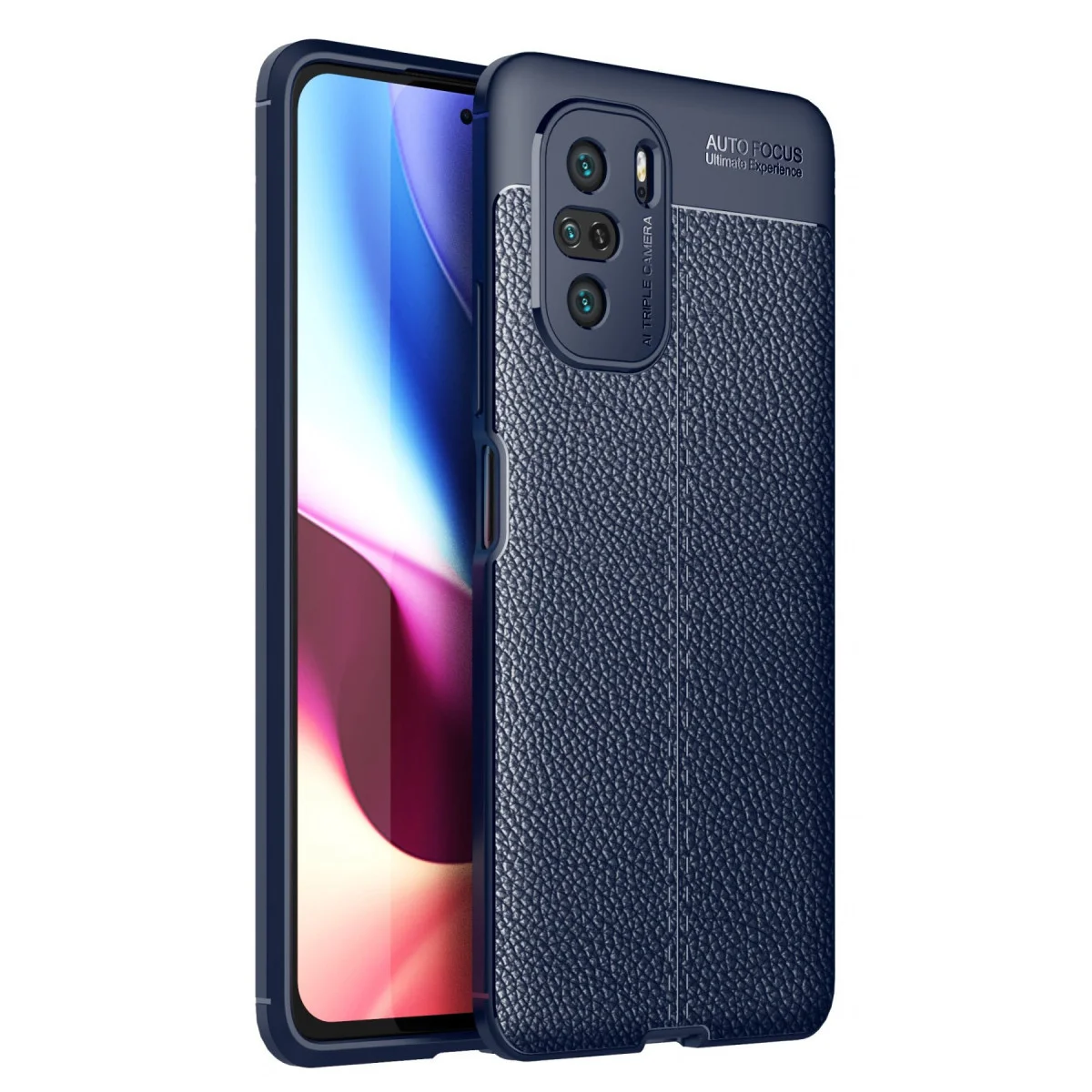 Poco F3 Kılıf Auto Focus Kapak - Lacivert