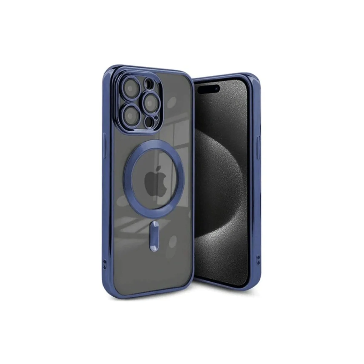 iPhone 15 Pro Kılıf Kross Magneticsafe Kapak - Lacivert