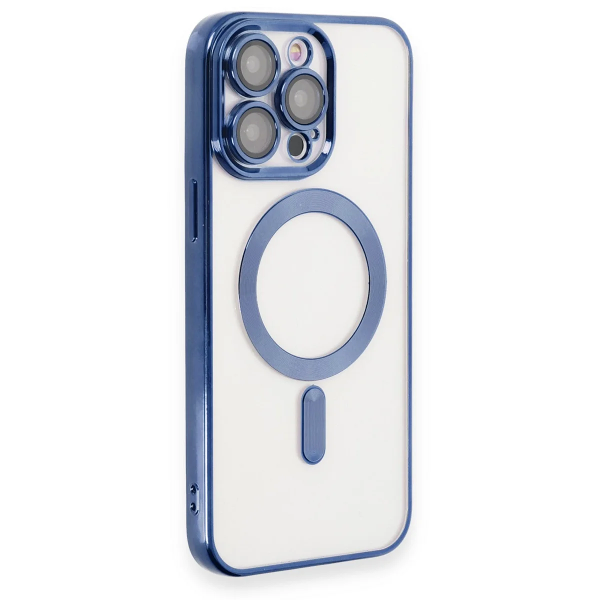 iPhone 15 Pro Max Kılıf Kross Magneticsafe Kapak - Lacivert