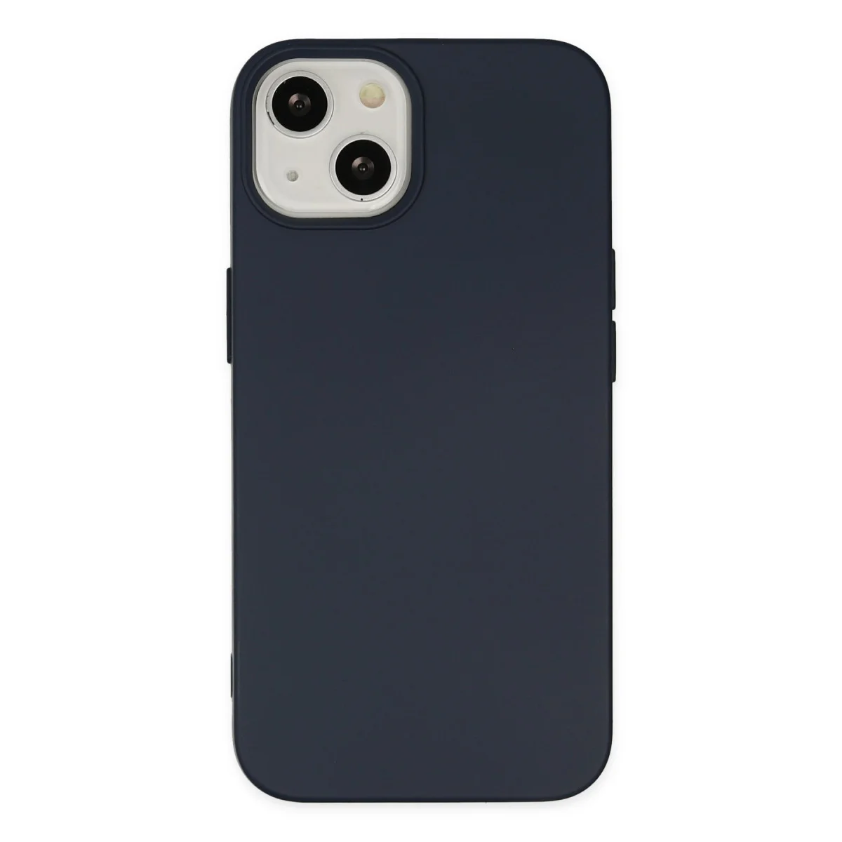 iPhone 15 Kılıf Nano içi Kadife Silikon - Lacivert