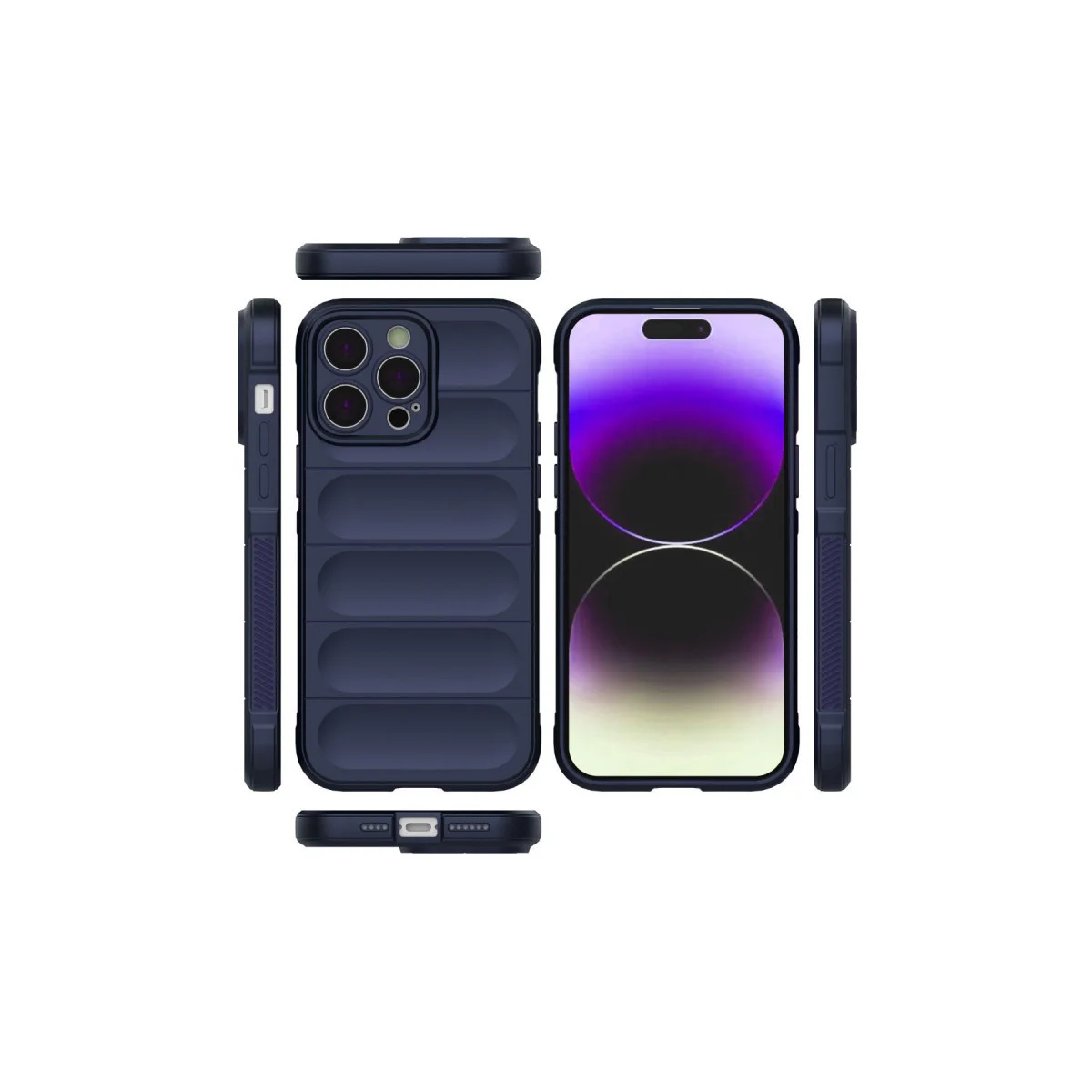 iPhone 15 Pro Kılıf Optimum Silikon - Lacivert
