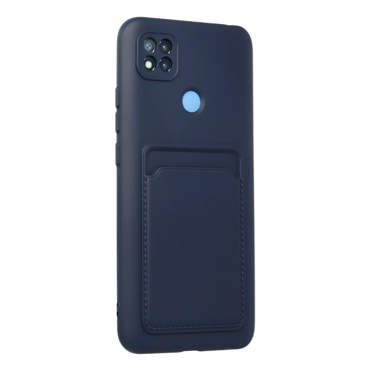 Redmi 9C Kılıf Kelvin Kartvizitli Silikon - Lacivert