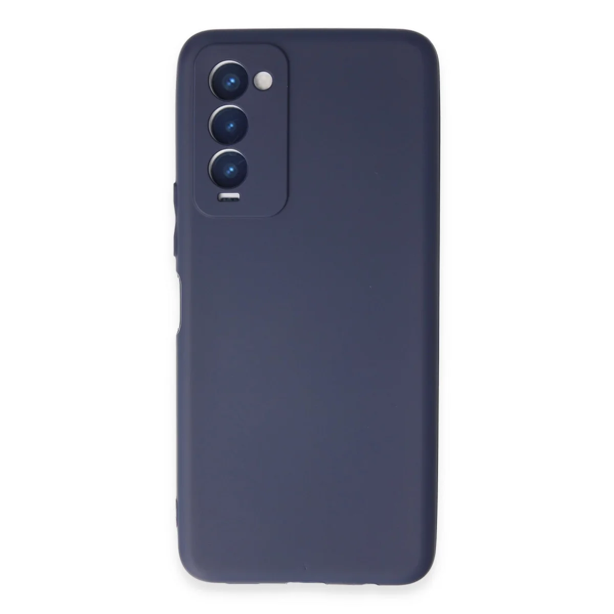 Camon 18 Kılıf First Silikon - Lacivert