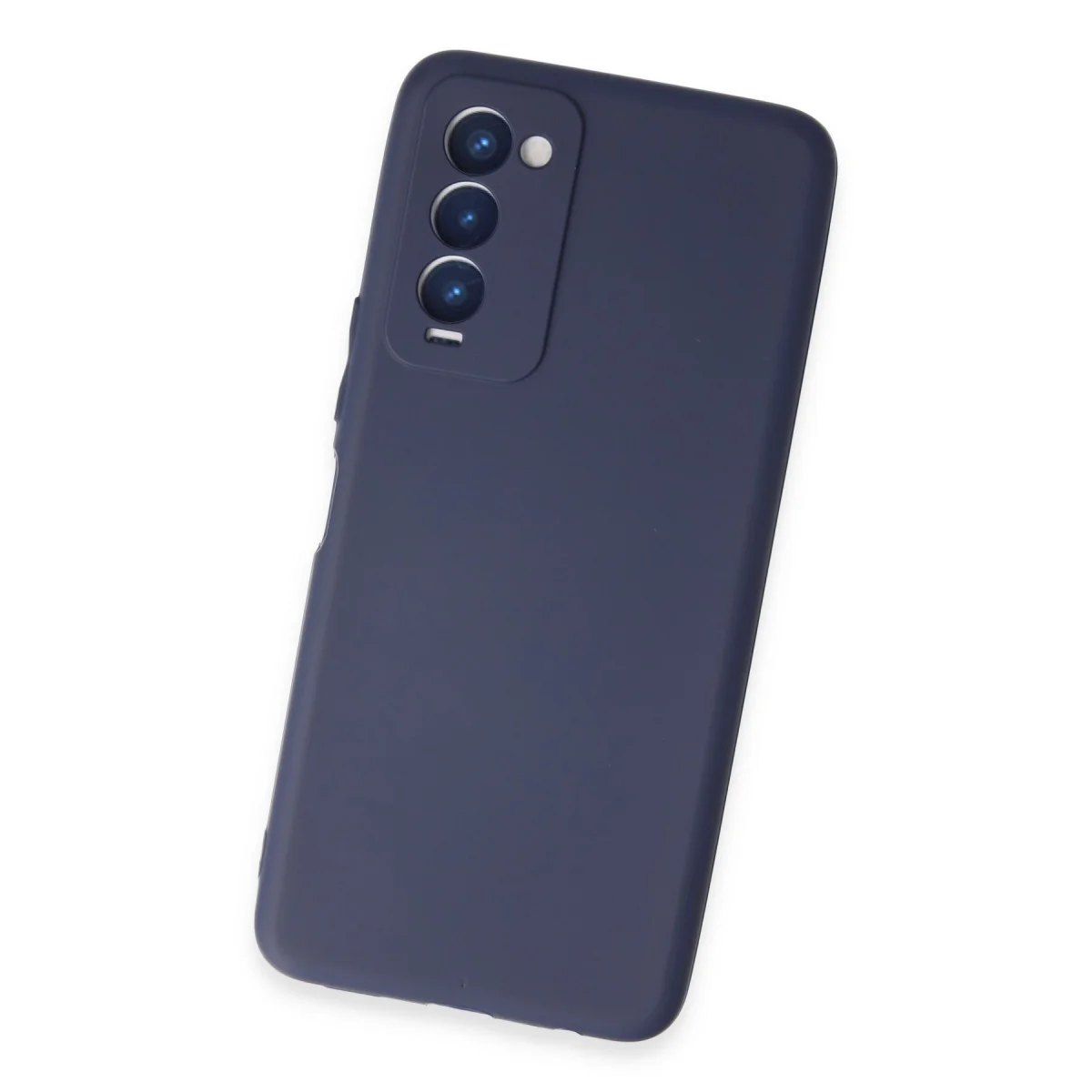 Camon 18 Kılıf First Silikon - Lacivert