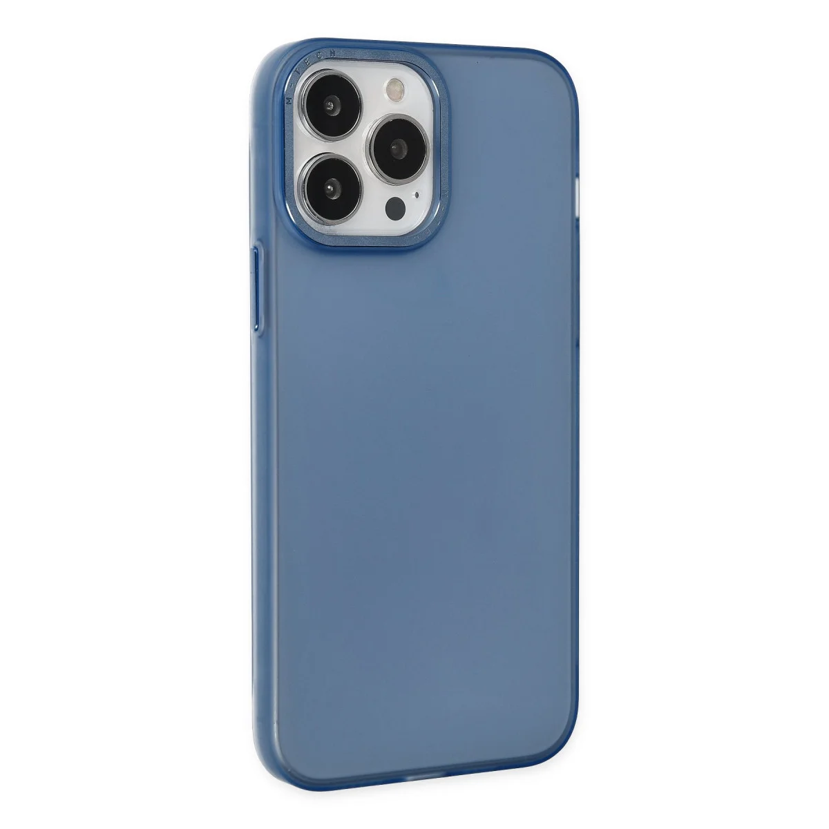iPhone 13 Pro Max Kılıf Modos Metal Kapak - Lacivert