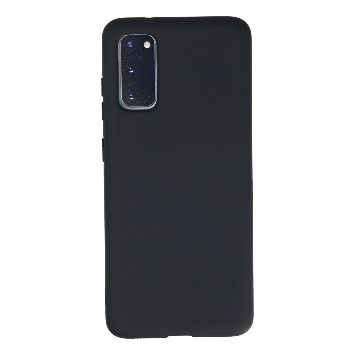 Galaxy S20 Kılıf Nano içi Kadife Silikon - Lacivert
