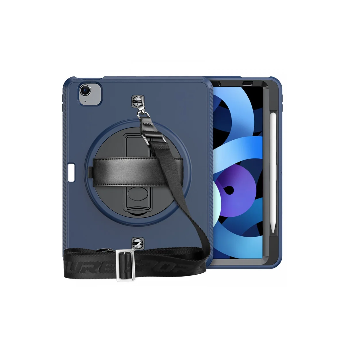 iPad Pro 11 (2020) Kılıf Strap-C Otterbox Tablet Kapak - Lacivert