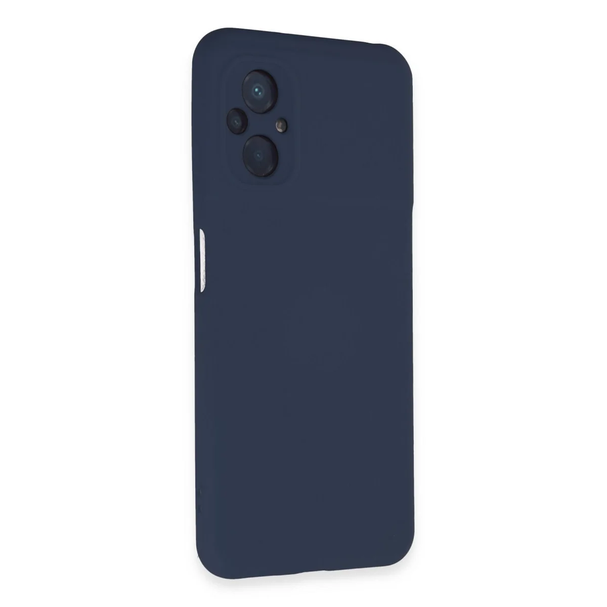 Poco M5 Kılıf Nano içi Kadife Silikon - Lacivert