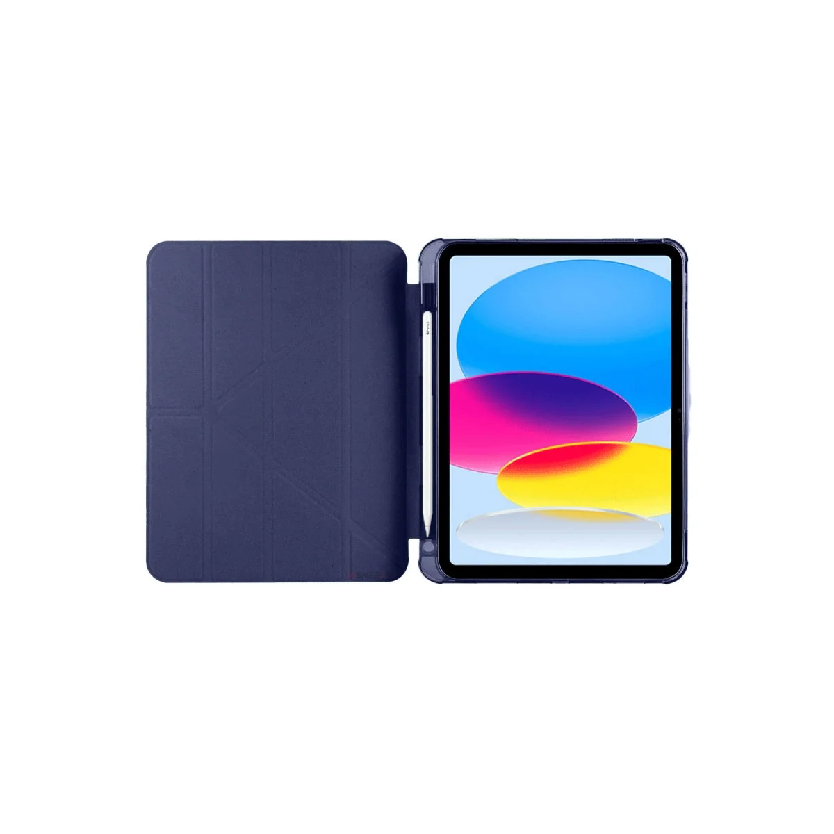iPad 2022 10.9 (10.nesil) Kılıf Kalemlikli Mars Tablet Kılıfı - Lacivert