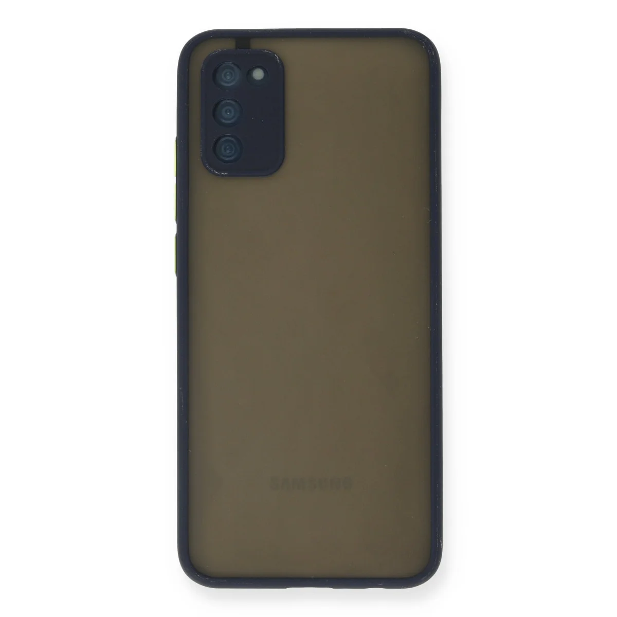 Galaxy A03S Kılıf Montreal Silikon Kapak - Lacivert