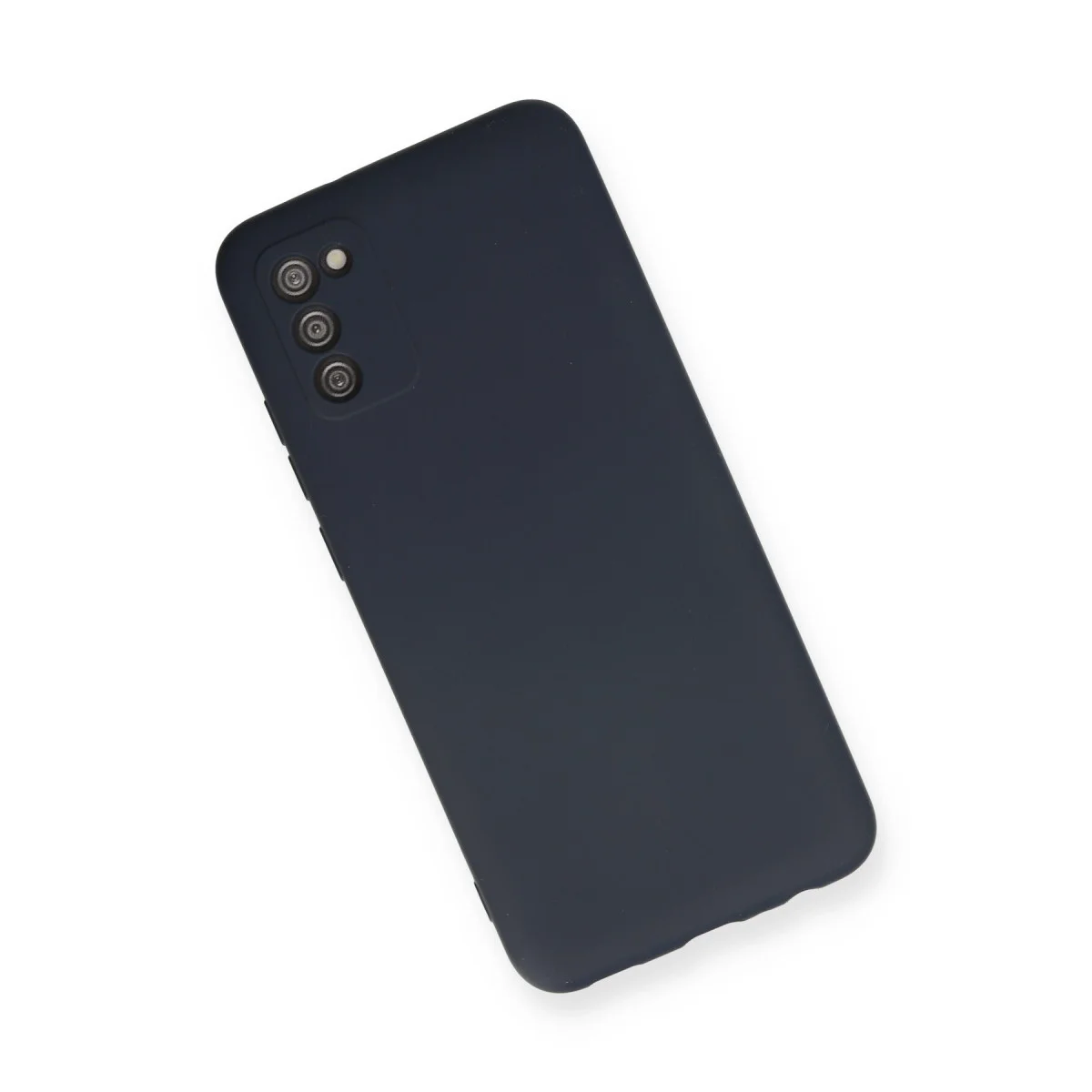 Galaxy A03S Kılıf Nano içi Kadife Silikon - Lacivert