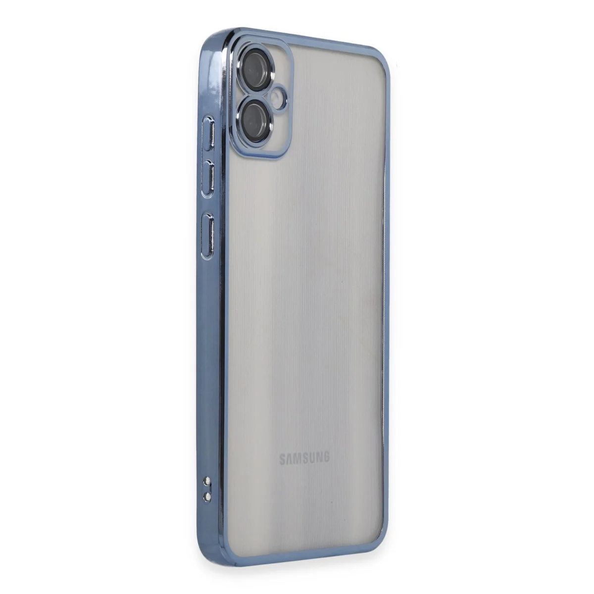 Galaxy A05 Kılıf Razer Lensli Silikon - Lacivert