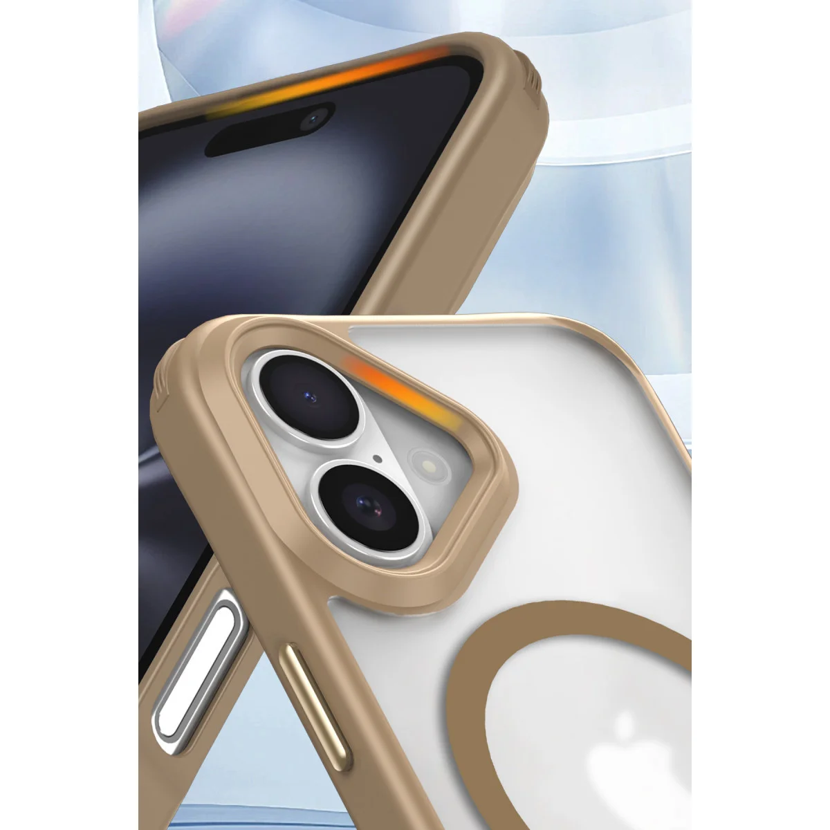 iPhone 16 Plus Kılıf Enka Magsafe Silikon Kılıf - Lacivert