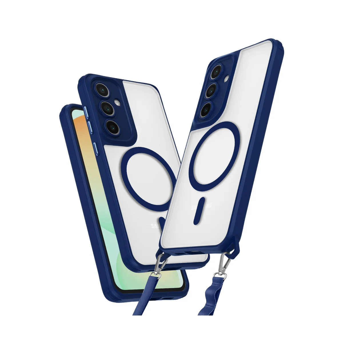 Galaxy S25 Kılıf Enka Magsafe Silikon Kılıf - Lacivert