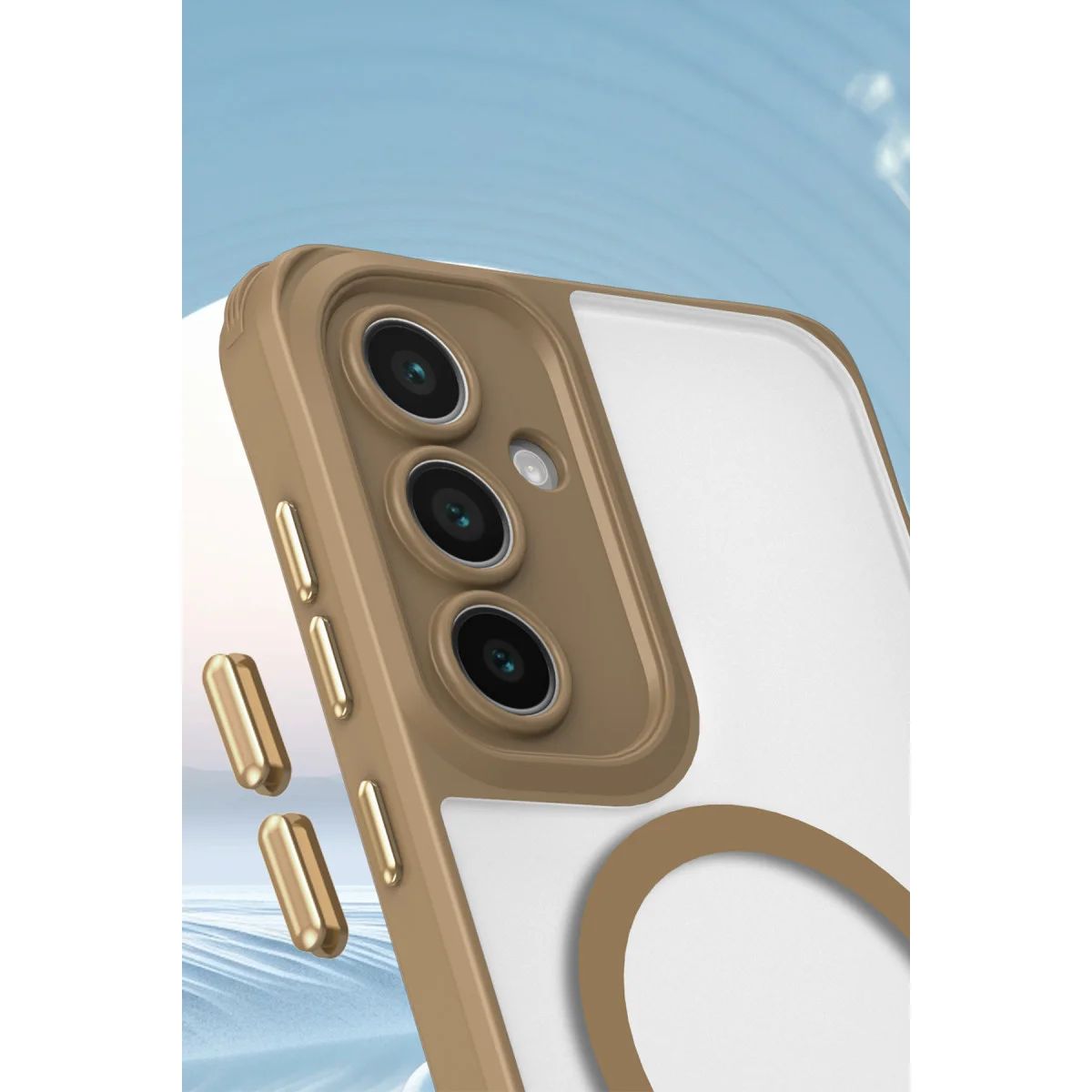 Galaxy S24 FE Kılıf Enka Magsafe Silikon Kılıf - Lacivert