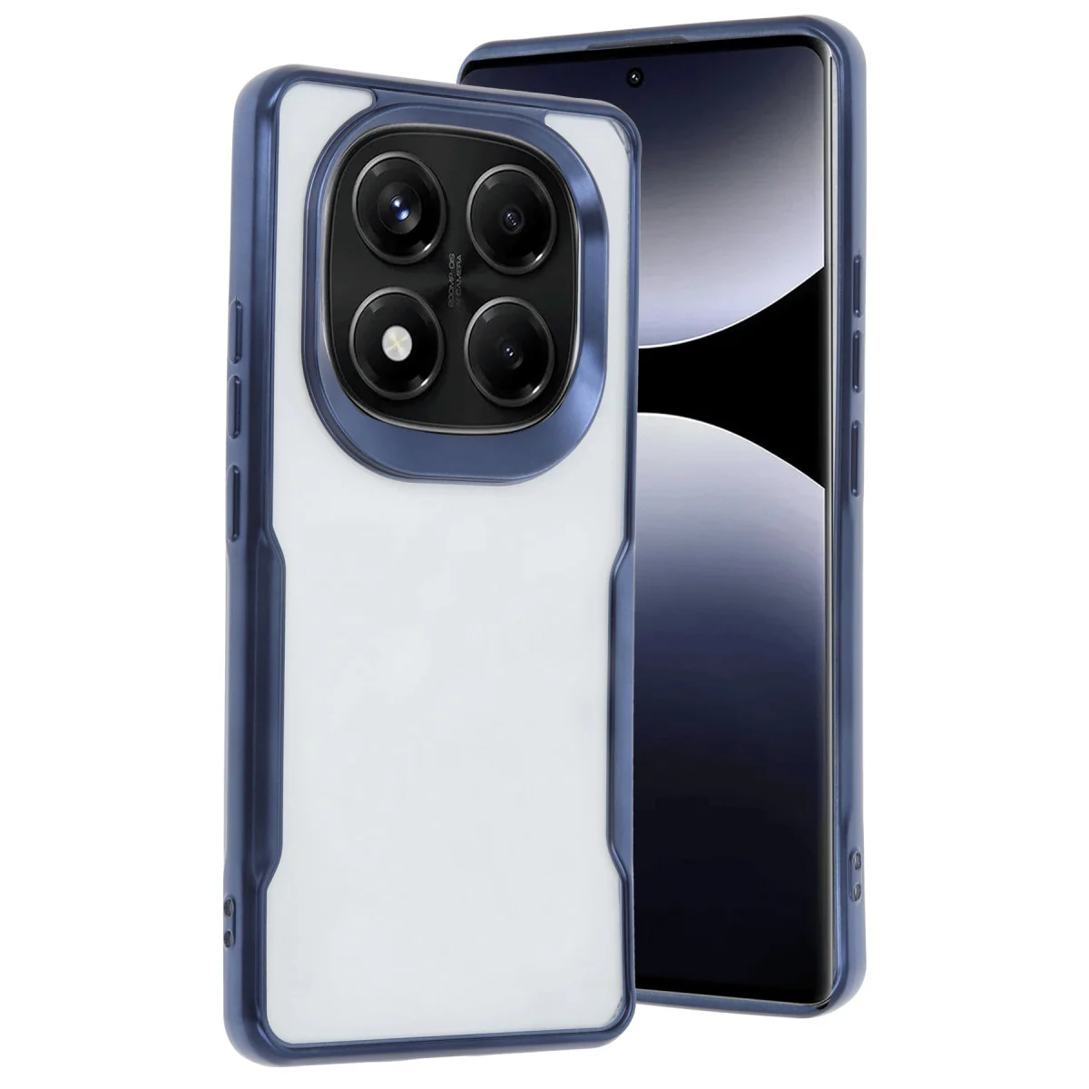 Redmi Note 14 Pro 4G Kılıf Boyi Silikon Kapak - Lacivert
