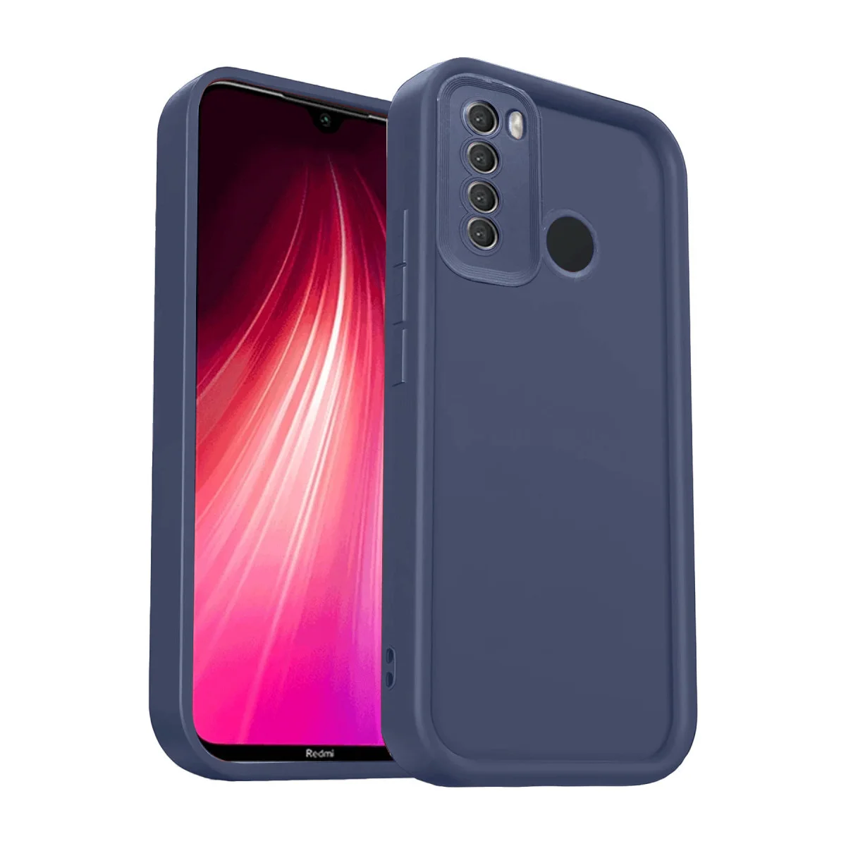 Redmi Note 8 Kılıf Viera Silikon - Lacivert