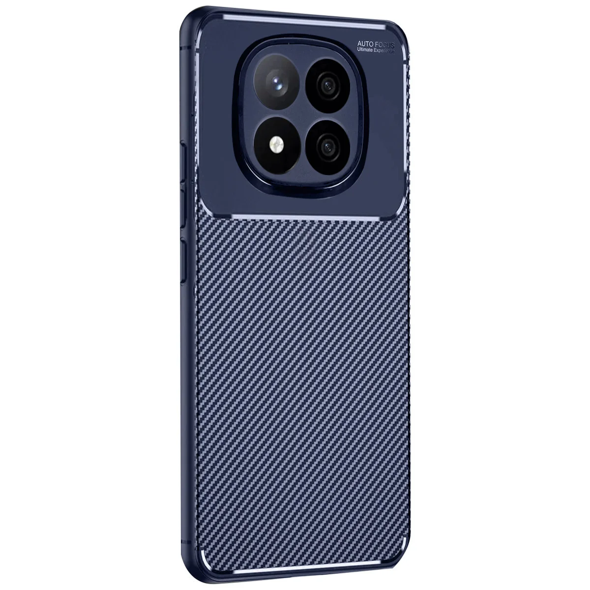 Redmi Note 14 Pro 5G Kılıf Auto Focus Karbon Kapak - Lacivert