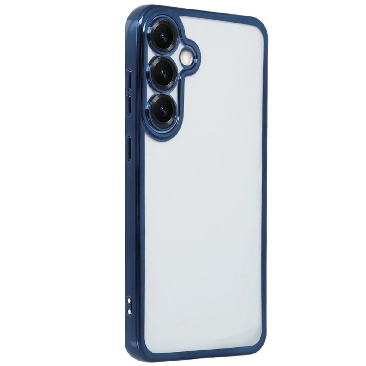 Galaxy S25 Plus Kılıf Razer Lensli Silikon - Lacivert