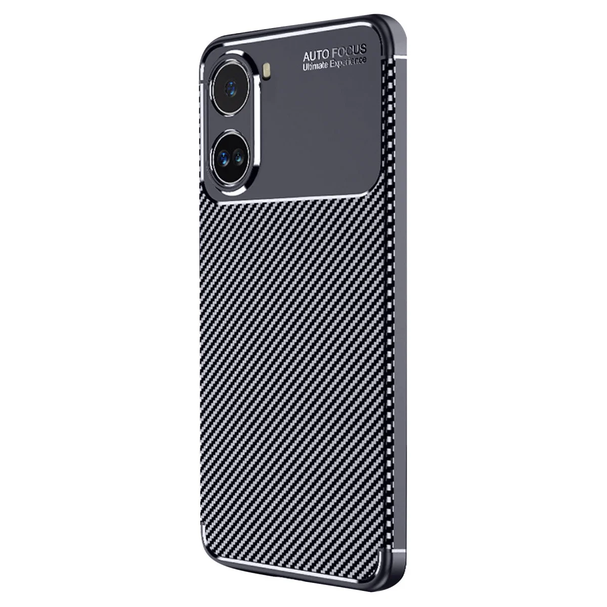 Poco X7 Pro Kılıf Auto Focus Karbon Kapak - Lacivert